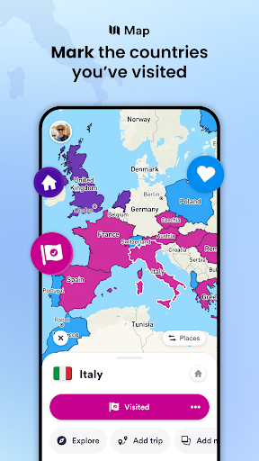 Skratch: Travel Map & eSIM ekran görüntüsü