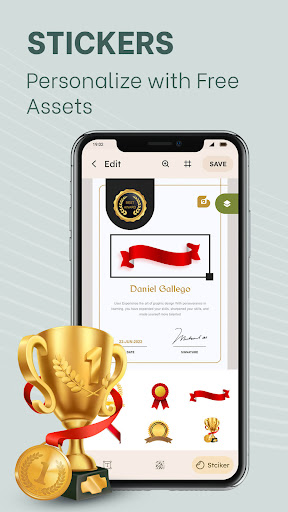 Certificate Templates & Maker ekran görüntüsü