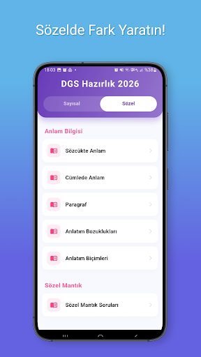 DGS Soru Bankası 2026 ekran görüntüsü