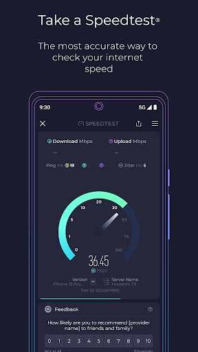 Speedtest by Ookla ekran görüntüsü