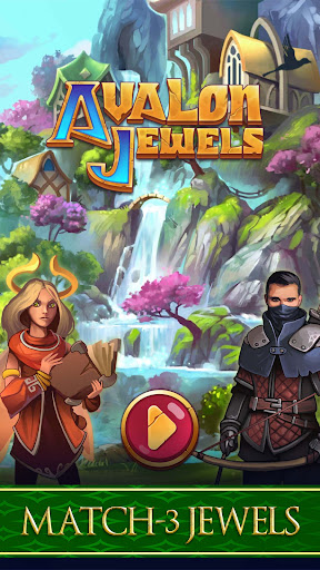 Avalon Jewels Match-3 ekran görüntüsü