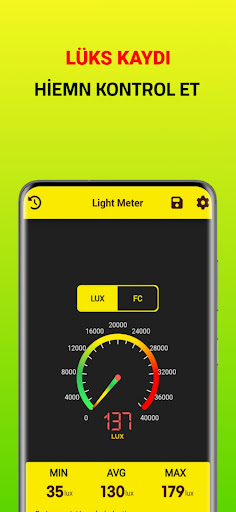 Işık Ölçer - Lux Metre ekran görüntüsü