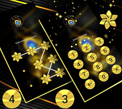 Gold Black Launcher Theme ekran görüntüsü