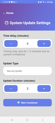 Fake Update Planner Prank ekran görüntüsü