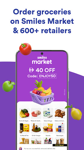 Smiles: Food Grocery Lifestyle ekran görüntüsü