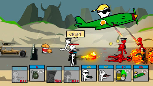 Stick Man Trenches: World War ekran görüntüsü