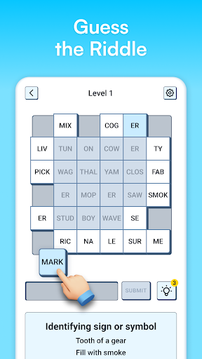 Syllatiles - Word Puzzle Game ekran görüntüsü