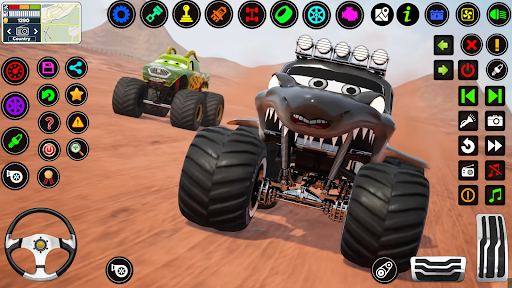 Monster Truck Stunt for kids ekran görüntüsü