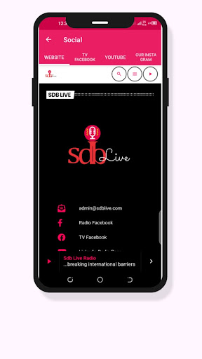 Sdb Live Radio ekran görüntüsü