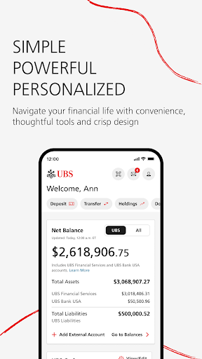 UBS Wealth Management ekran görüntüsü
