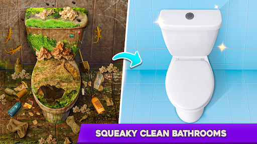 Home ASMR Makeover: Wash Games ekran görüntüsü