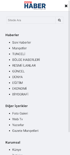 Hozat Haber ekran görüntüsü