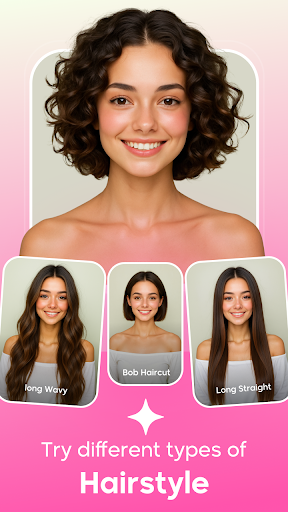 AI Hairstyle : AI Color & Bald ekran görüntüsü