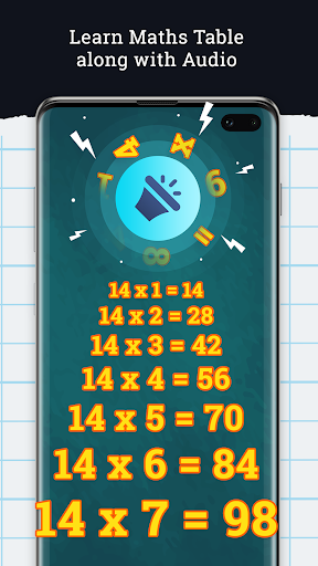 Math Multiplication Table ekran görüntüsü