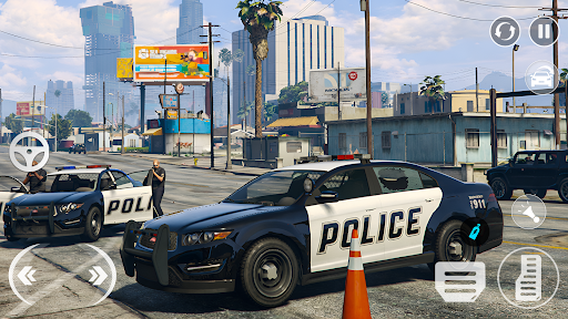 Police officer car simulator ekran görüntüsü