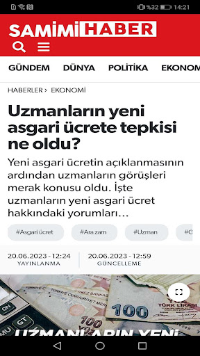 Samimi Haber ekran görüntüsü