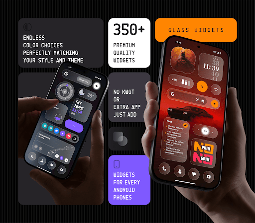 Glass Widgets ekran görüntüsü