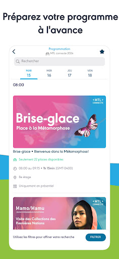 MTL connecte ekran görüntüsü