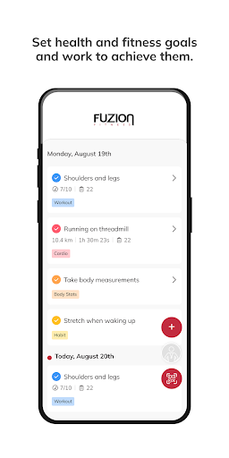 Fuzion Fitness ekran görüntüsü