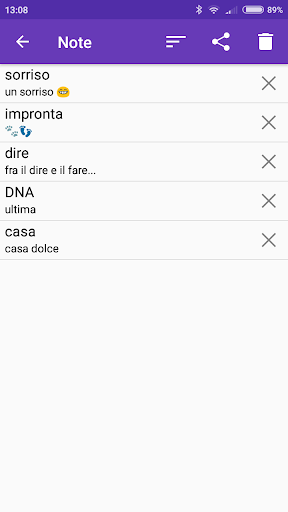 Dizionario Italiano - Offline ekran görüntüsü