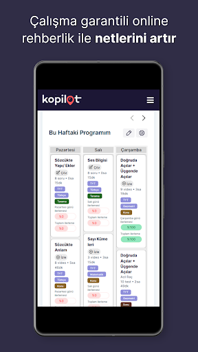 Kopilot Rehberlik ekran görüntüsü