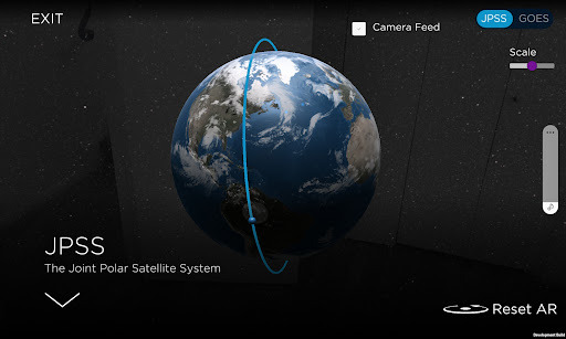 WeatherSats AR ekran görüntüsü