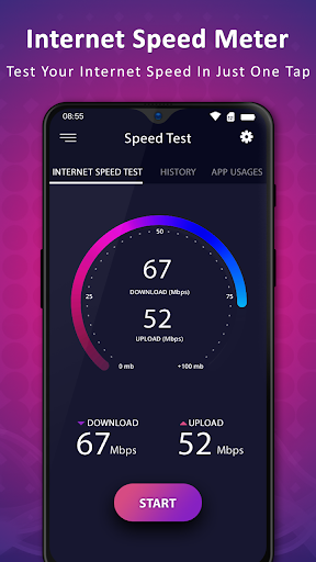 Internet Speed Meter : Interne ekran görüntüsü