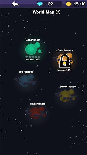 Planet Miner FRVR ekran görüntüsü
