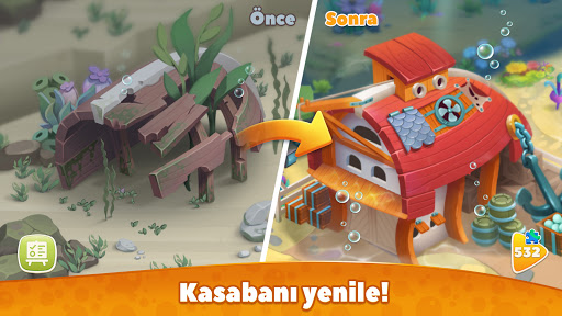Undersea Solitaire Tripeaks ekran görüntüsü
