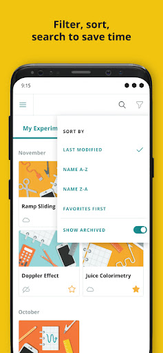 Arduino Science Journal ekran görüntüsü