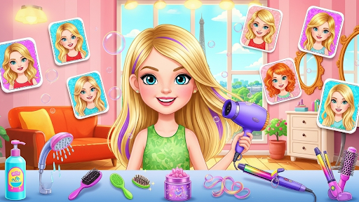 School kids Hair styles Makeup ekran görüntüsü