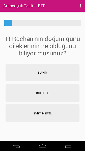 BFF Testi - Arkadaşlık Testi ekran görüntüsü