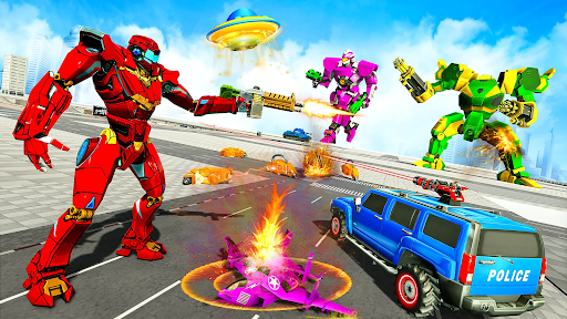 Tank Robot Transform Car Game ekran görüntüsü
