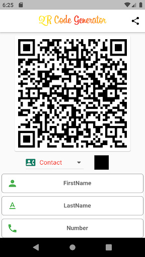 QR Code Generator ekran görüntüsü