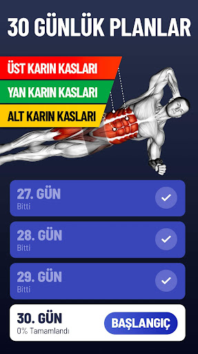 30 Günde Baklava Karın Kası ekran görüntüsü