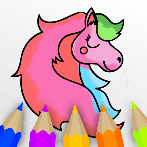 Sevimli Unicorn Boyama