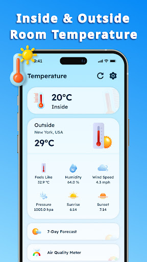 Thermometer - Room Temperature ekran görüntüsü