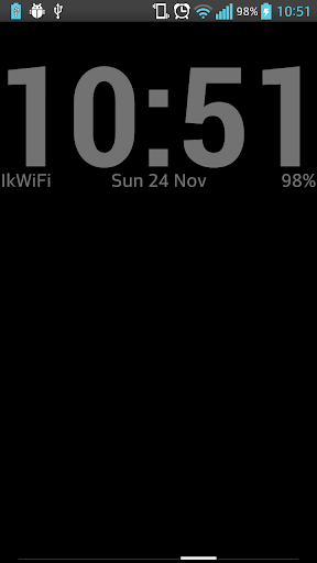 Simple Clock Live Wallpaper ekran görüntüsü