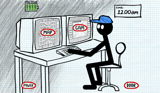 Stickman Five Nights Survival ekran görüntüsü