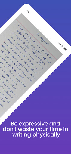 Handwriter: text to assignment ekran görüntüsü