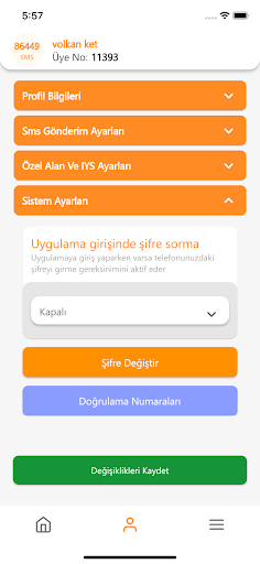 VatanSMS | Başlıklı Toplu SMS ekran görüntüsü