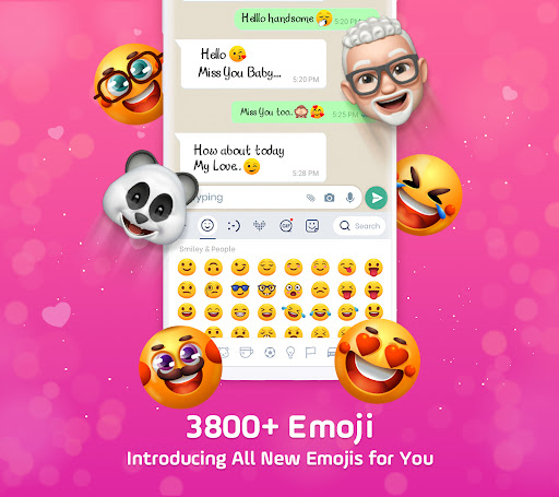 Emojikey:Emoji klavye temaları ekran görüntüsü
