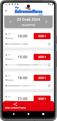 Vip Kahramanmaraş Turizm ekran görüntüsü