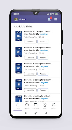 Staff Access Recruitment ekran görüntüsü