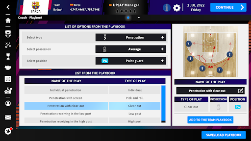 iBasketball Manager 23 ekran görüntüsü