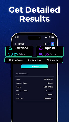 Speed Test For Wifi & Internet ekran görüntüsü