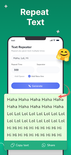 Metni Tekrarla - Text Repeater ekran görüntüsü