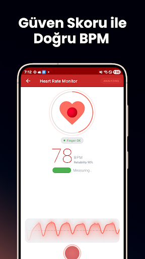 PulseScan - Heart Rate Monitor ekran görüntüsü