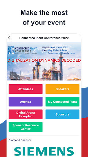 Connected Plant mobile ekran görüntüsü