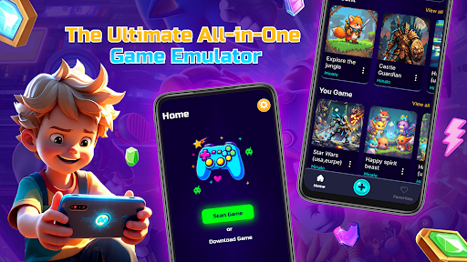 Games Console Emulator ekran görüntüsü